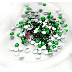 Strasuri din acril 3D Verde inchis de 2,0mm 1000 bucati SA031